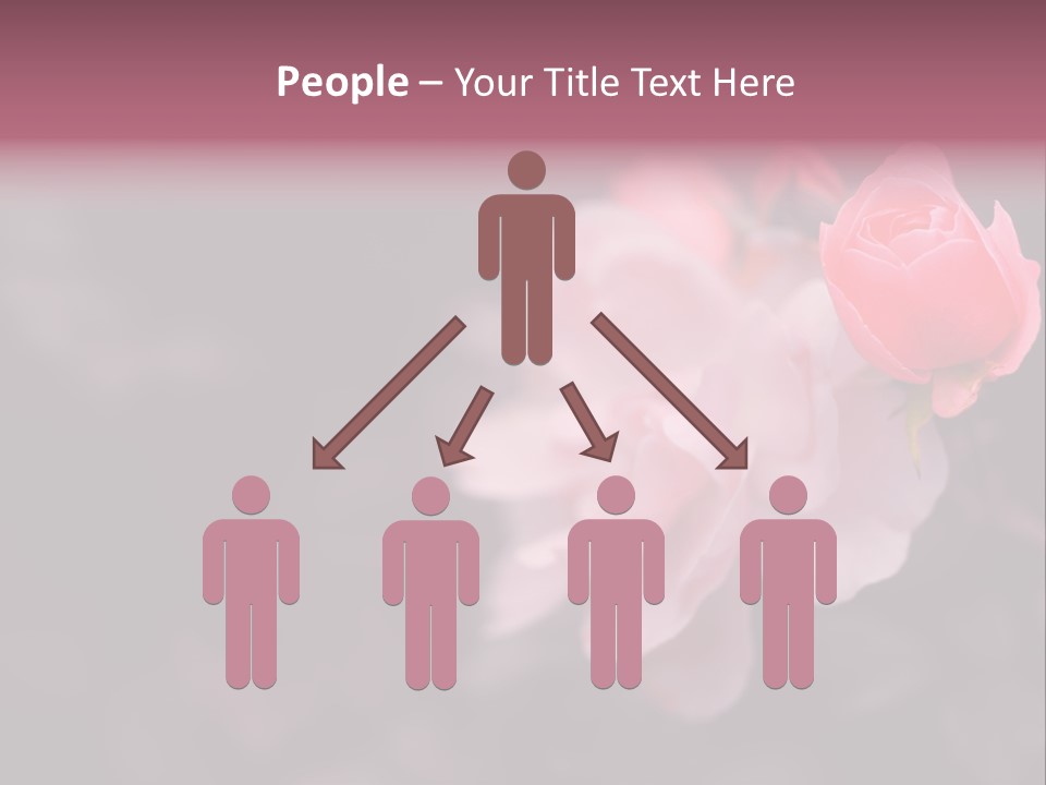 Valentine Purple Wedding PowerPoint Template