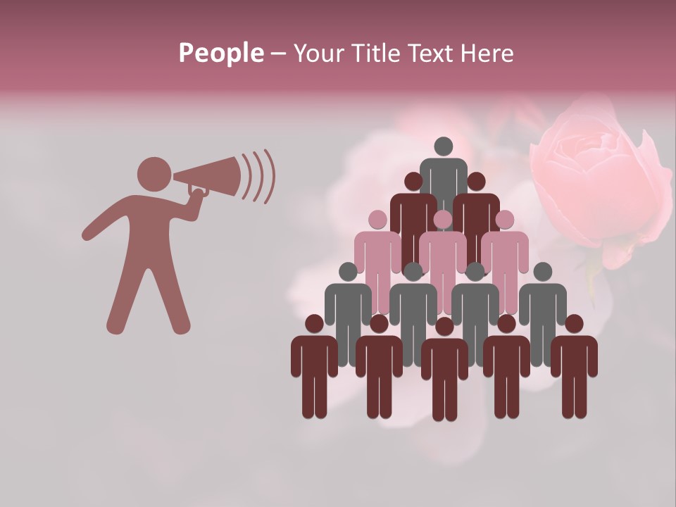 Valentine Purple Wedding PowerPoint Template