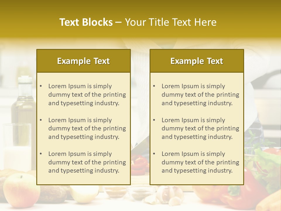 Profession Meal Family PowerPoint Template