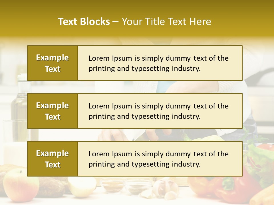 Profession Meal Family PowerPoint Template