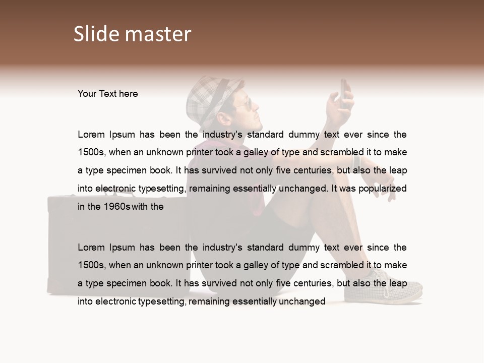 Fashion Business Telephone PowerPoint Template