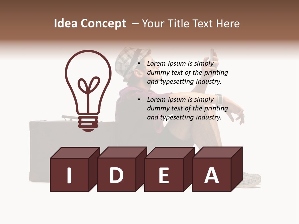 Fashion Business Telephone PowerPoint Template