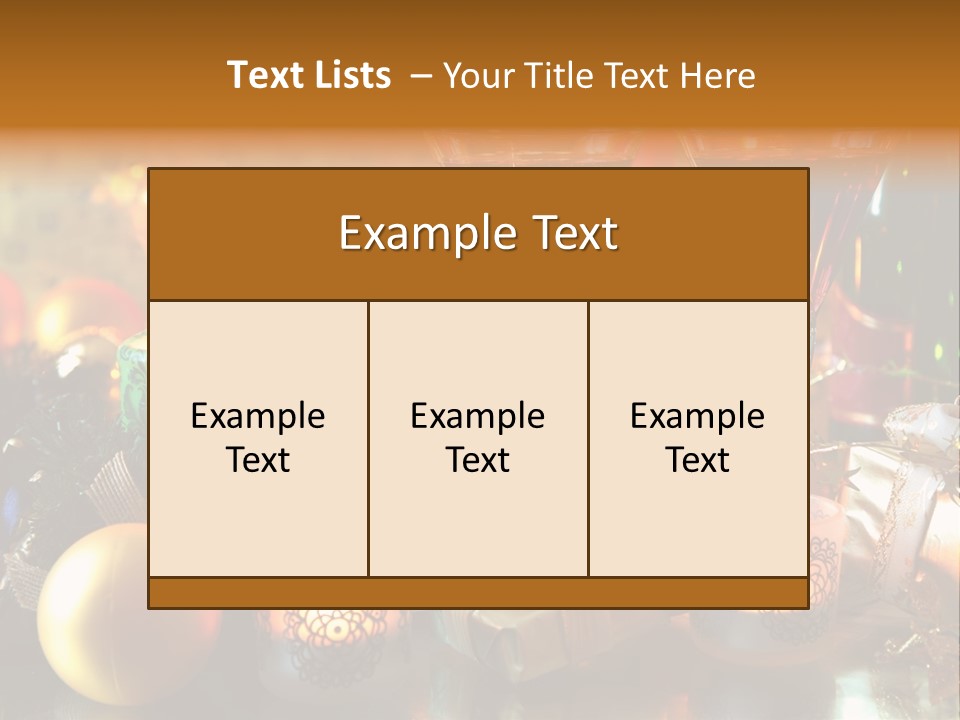 Beverage Decorative Festive PowerPoint Template