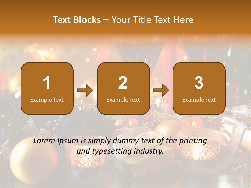 Beverage Decorative Festive PowerPoint Template