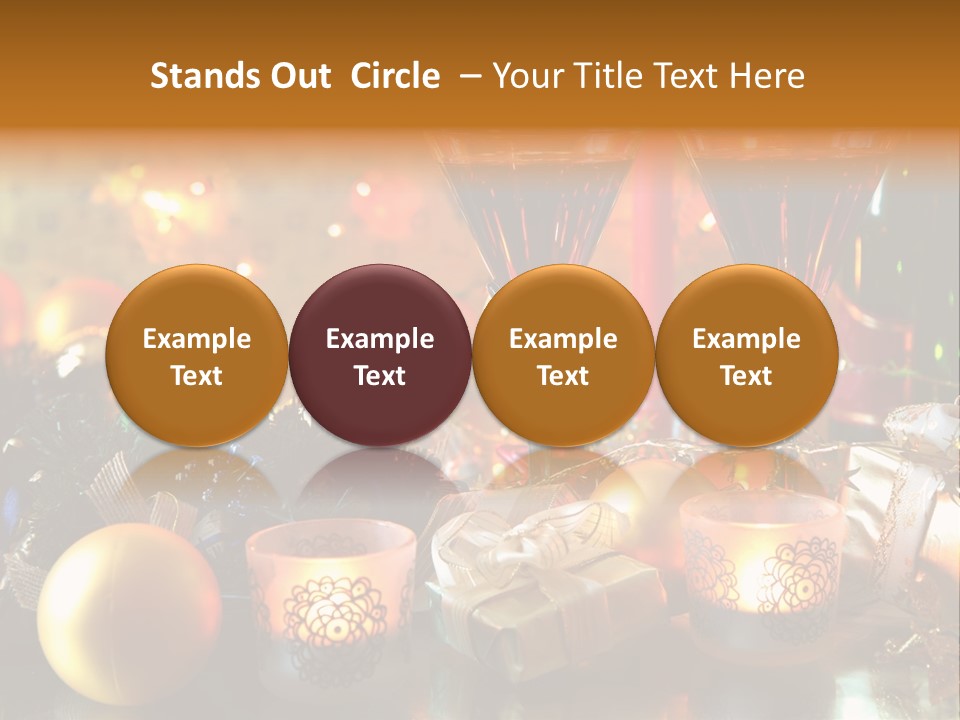 Beverage Decorative Festive PowerPoint Template