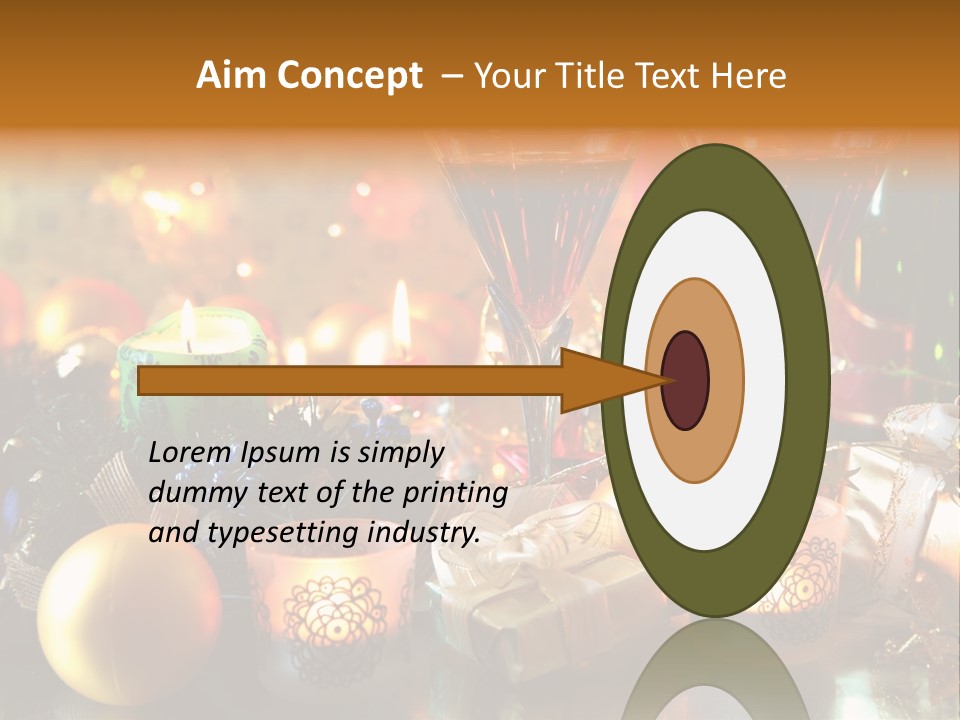 Beverage Decorative Festive PowerPoint Template