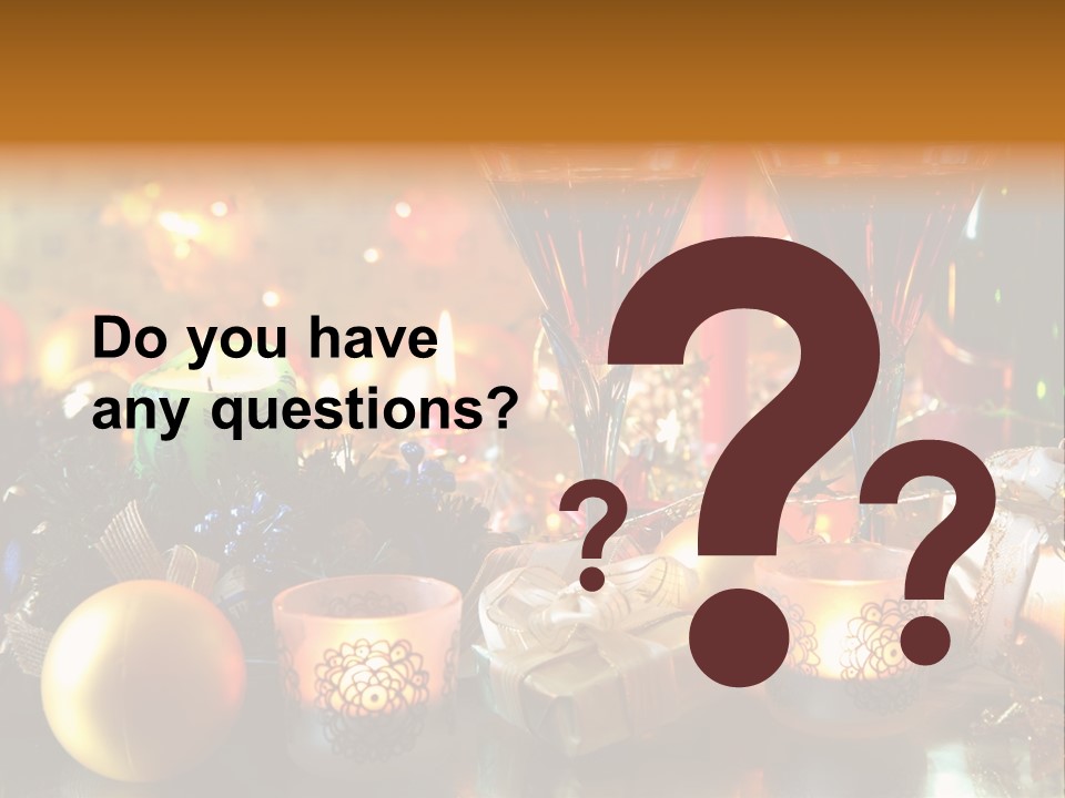 Beverage Decorative Festive PowerPoint Template