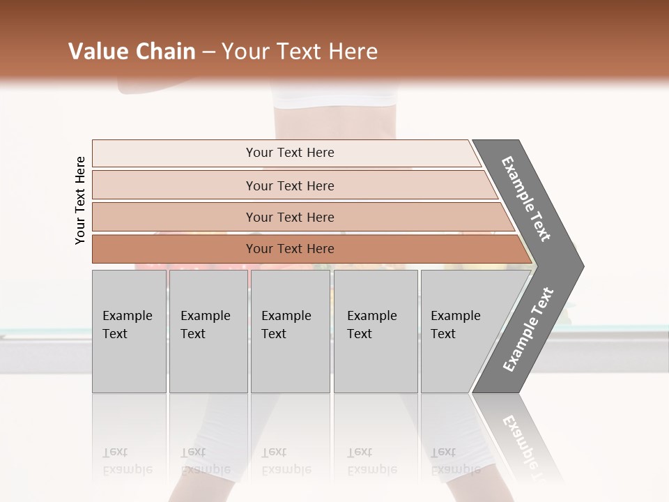 Brunette Human Isolated PowerPoint Template