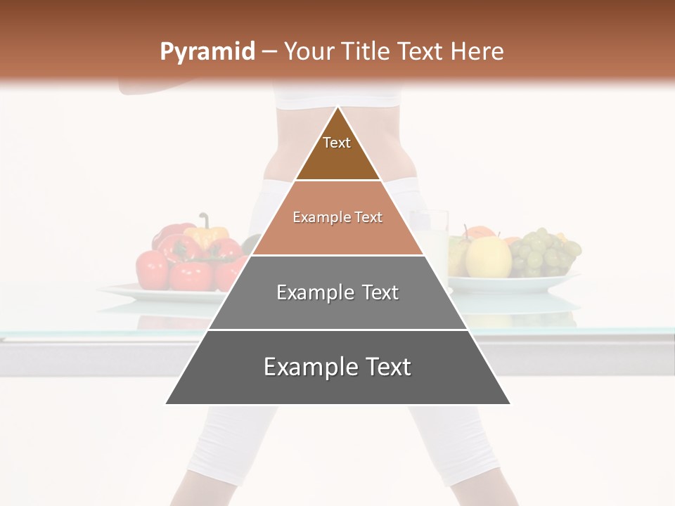 Brunette Human Isolated PowerPoint Template