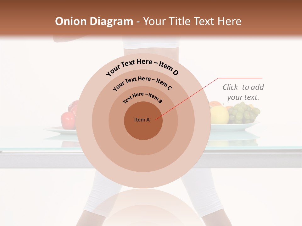 Brunette Human Isolated PowerPoint Template