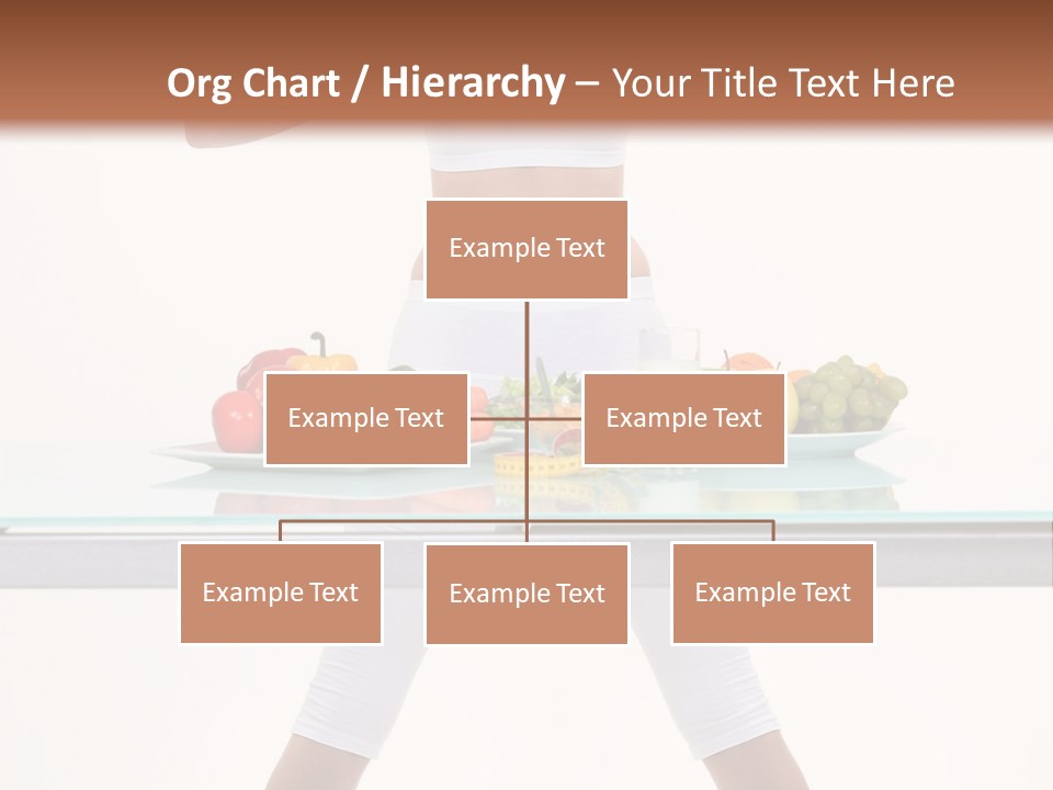 Brunette Human Isolated PowerPoint Template