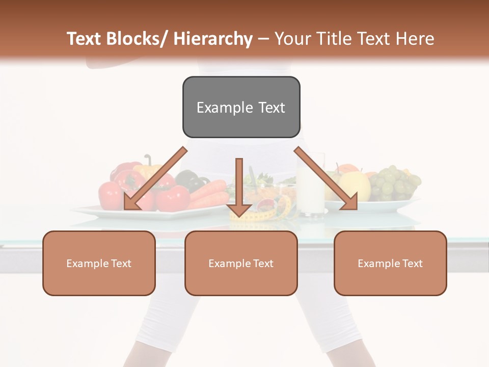 Brunette Human Isolated PowerPoint Template