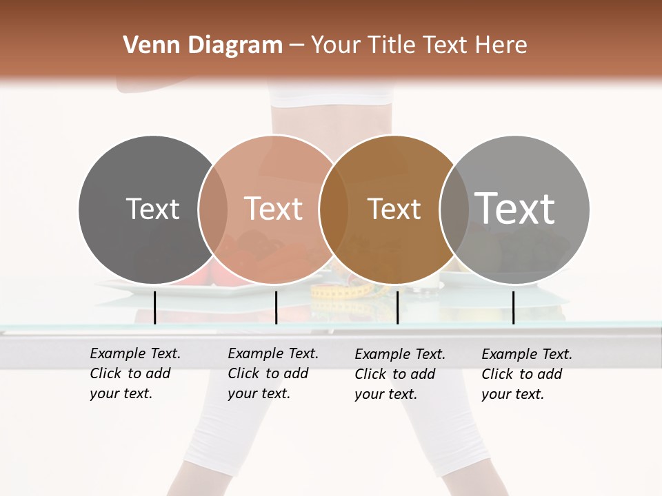 Brunette Human Isolated PowerPoint Template