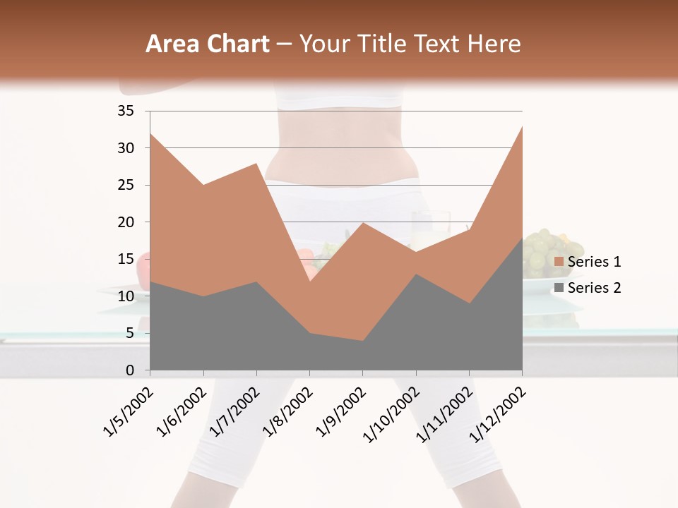 Brunette Human Isolated PowerPoint Template