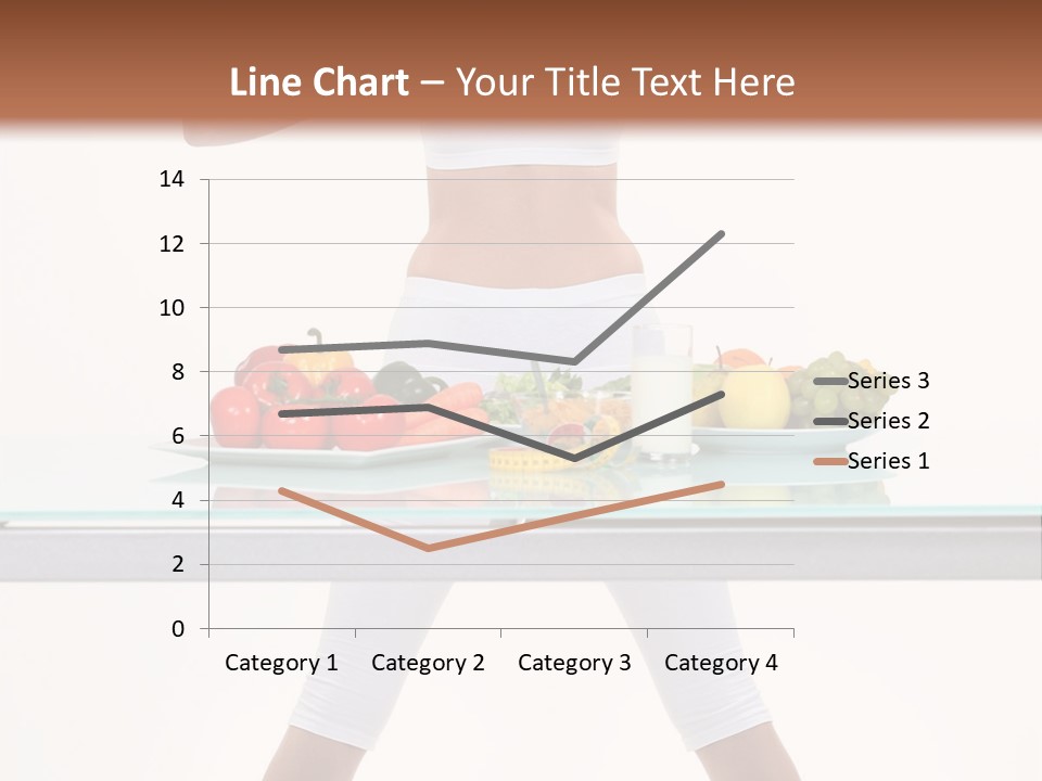 Brunette Human Isolated PowerPoint Template