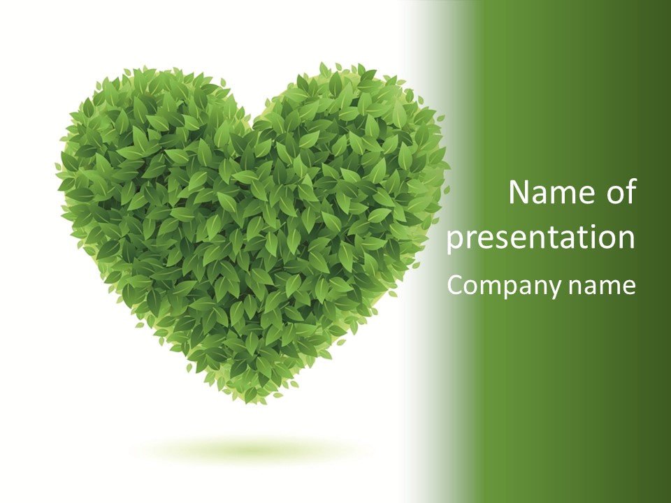 Leaf Care Color PowerPoint Template