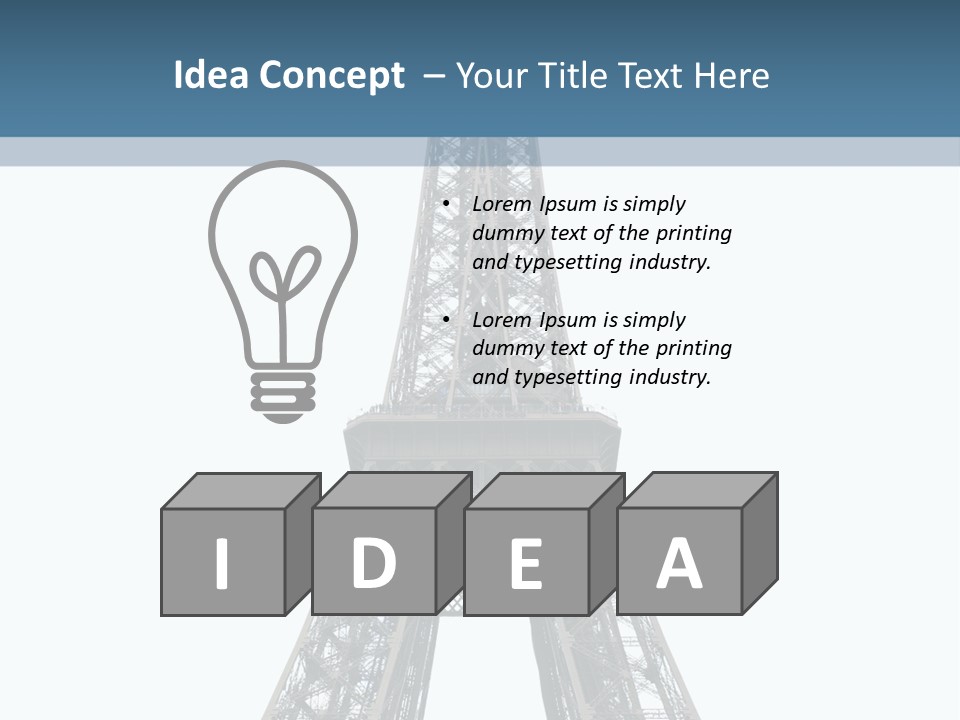 City White Close PowerPoint Template