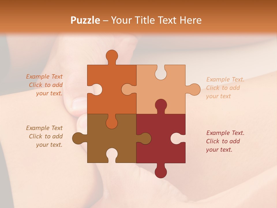 Foot Physiotherapist Man PowerPoint Template