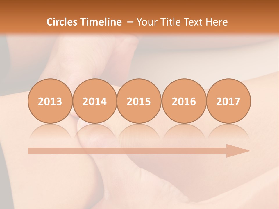 Foot Physiotherapist Man PowerPoint Template