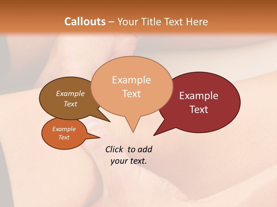 Foot Physiotherapist Man PowerPoint Template