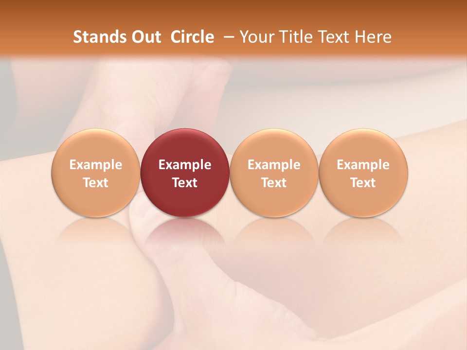 Foot Physiotherapist Man PowerPoint Template