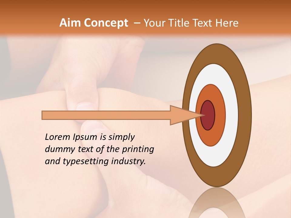 Foot Physiotherapist Man PowerPoint Template