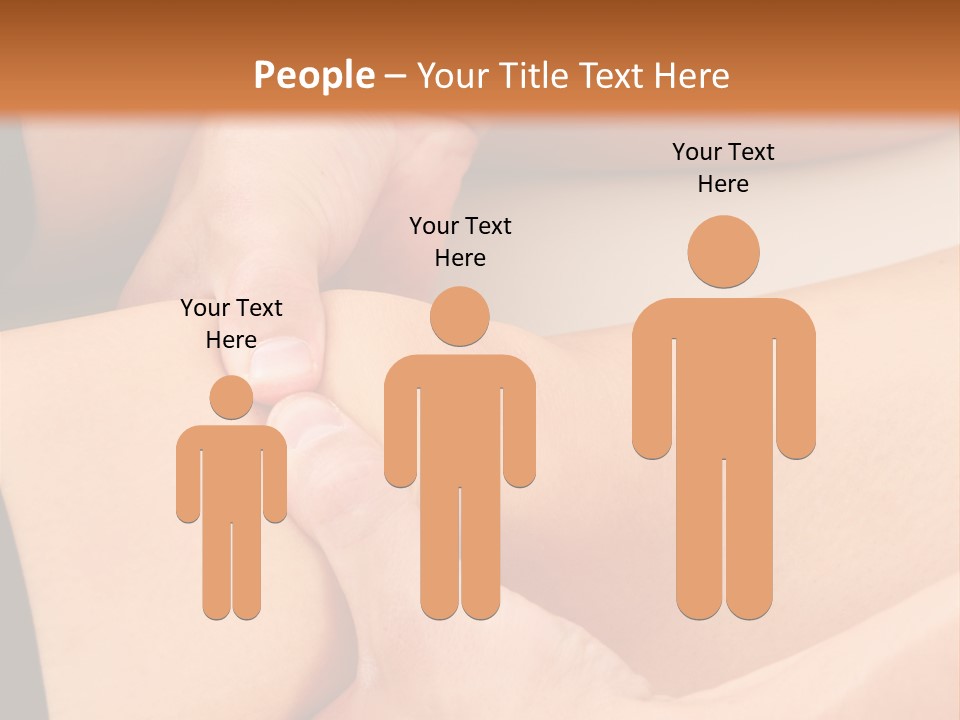 Foot Physiotherapist Man PowerPoint Template