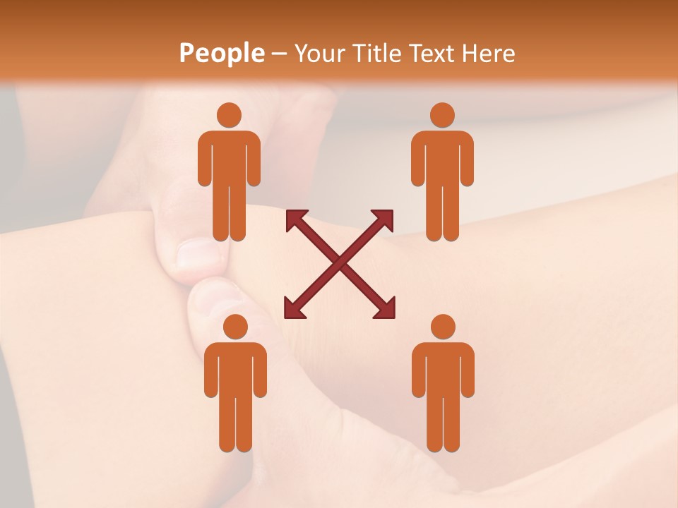 Foot Physiotherapist Man PowerPoint Template