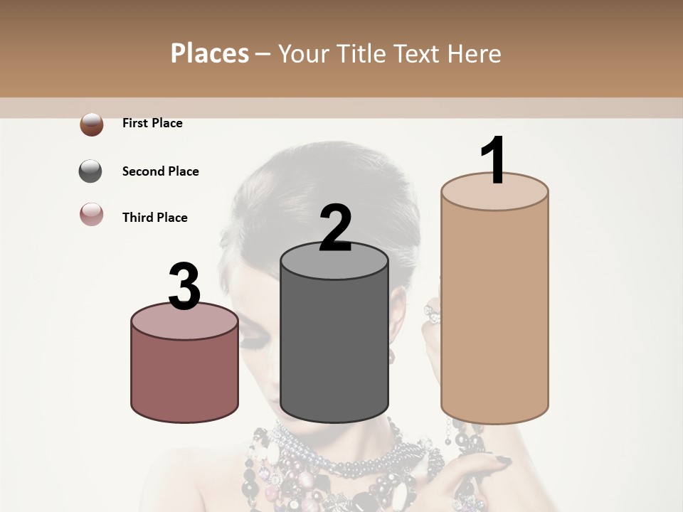 Rings White Hair PowerPoint Template