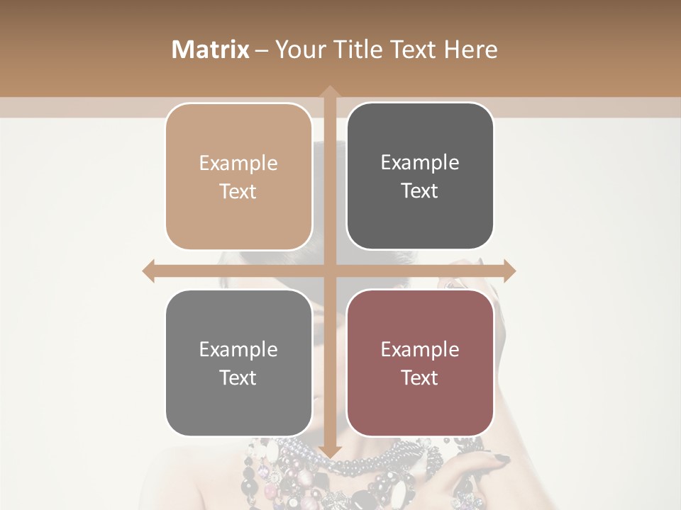 Rings White Hair PowerPoint Template