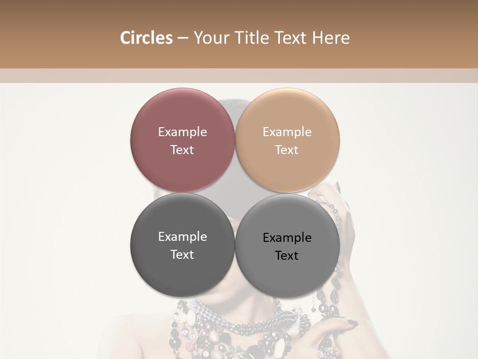 Rings White Hair PowerPoint Template