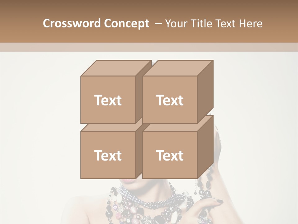 Rings White Hair PowerPoint Template