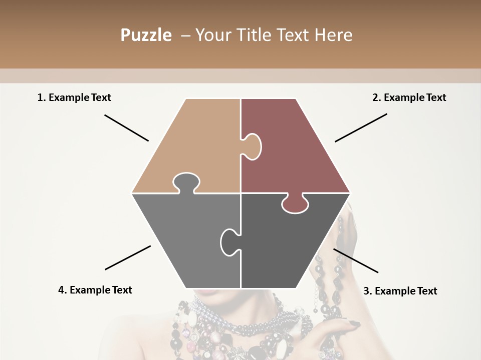 Rings White Hair PowerPoint Template