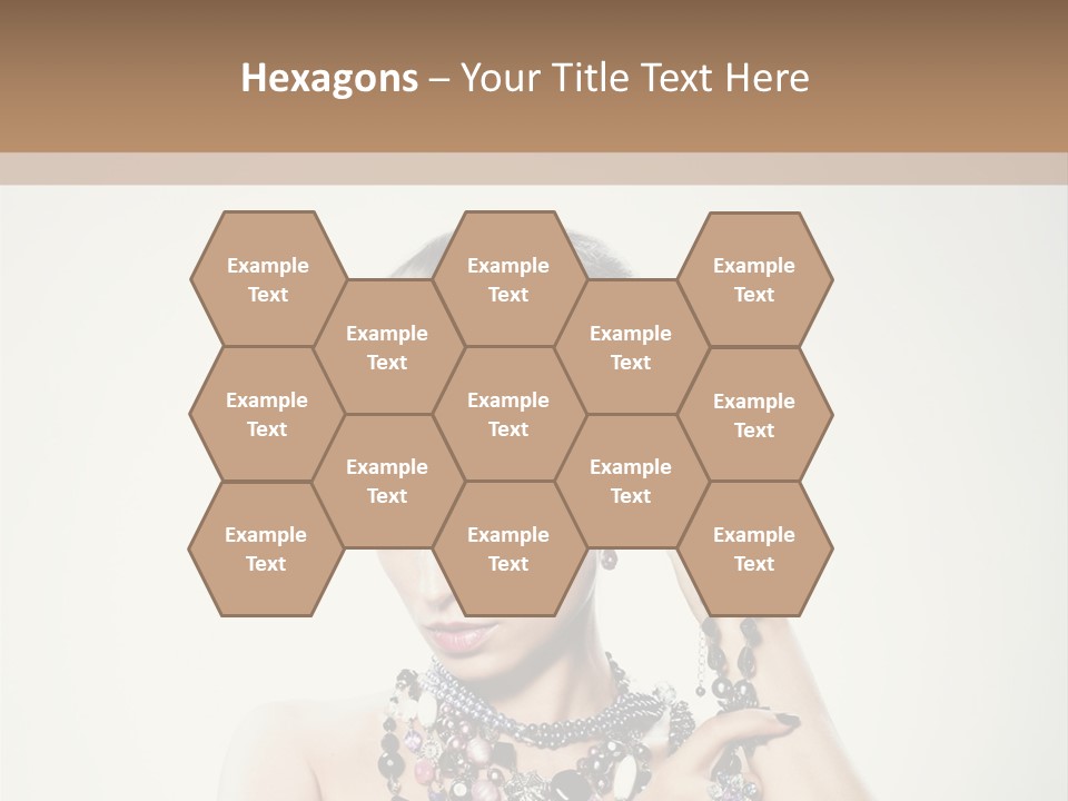 Rings White Hair PowerPoint Template