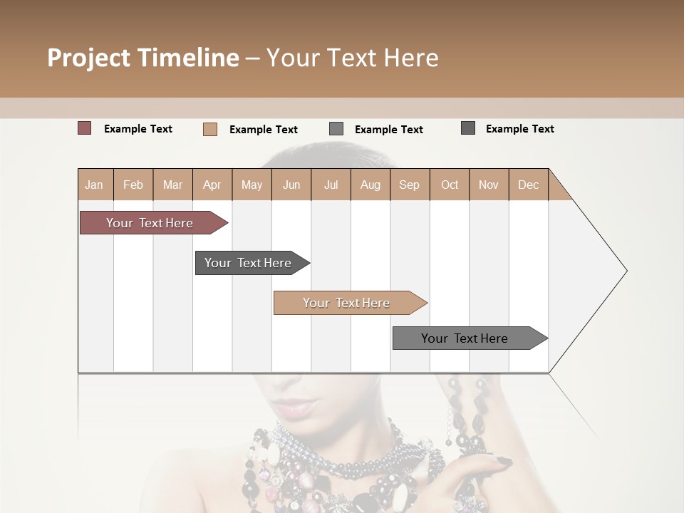 Rings White Hair PowerPoint Template