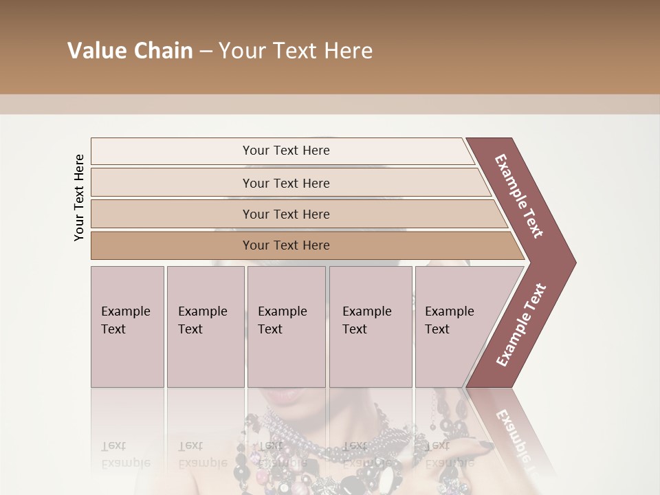 Rings White Hair PowerPoint Template