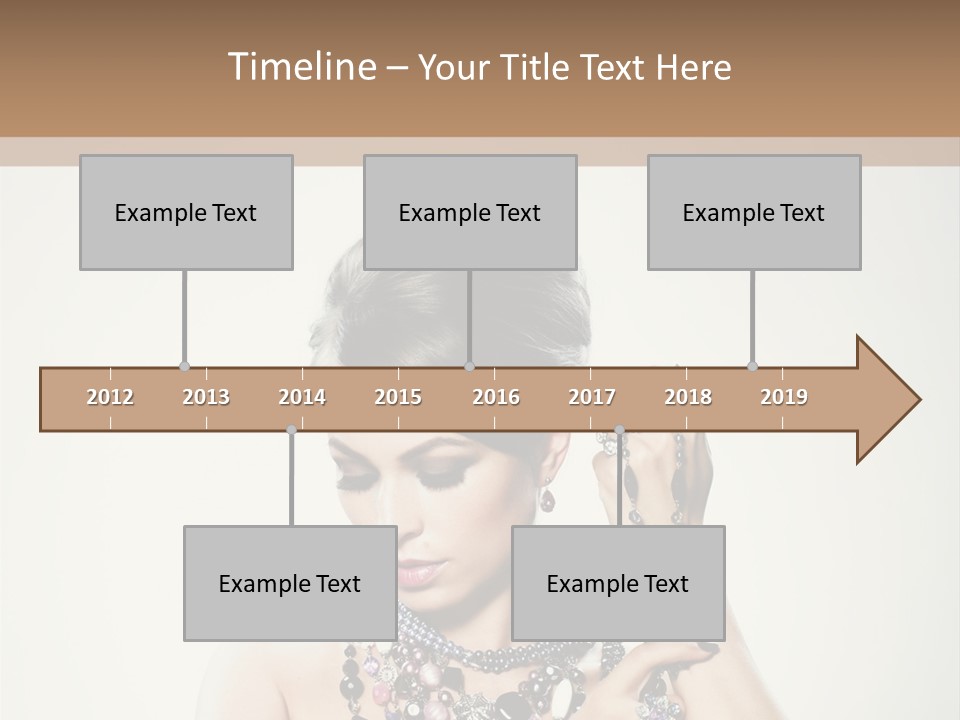 Rings White Hair PowerPoint Template