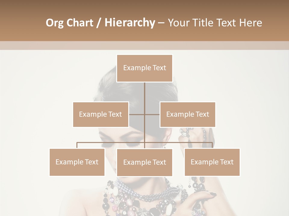 Rings White Hair PowerPoint Template