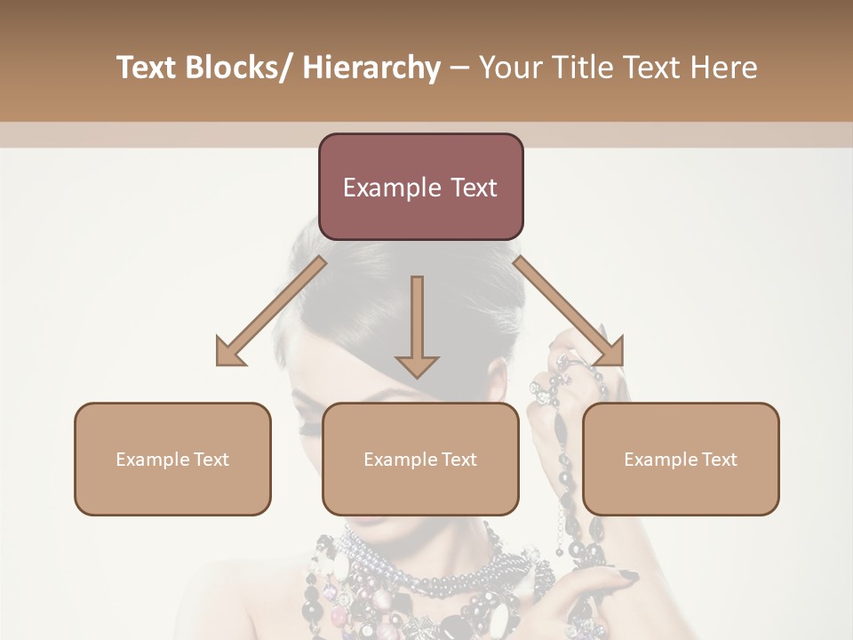 Rings White Hair PowerPoint Template