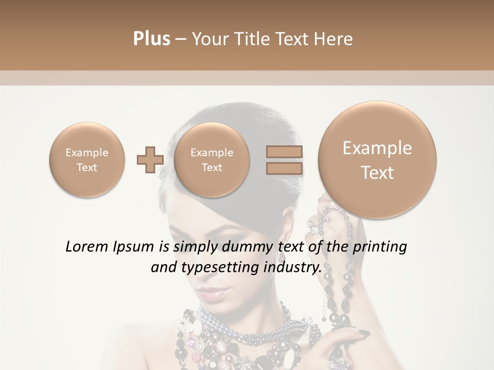 Rings White Hair PowerPoint Template