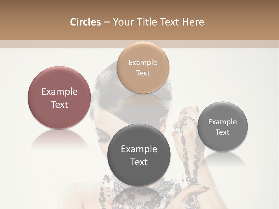 Rings White Hair PowerPoint Template