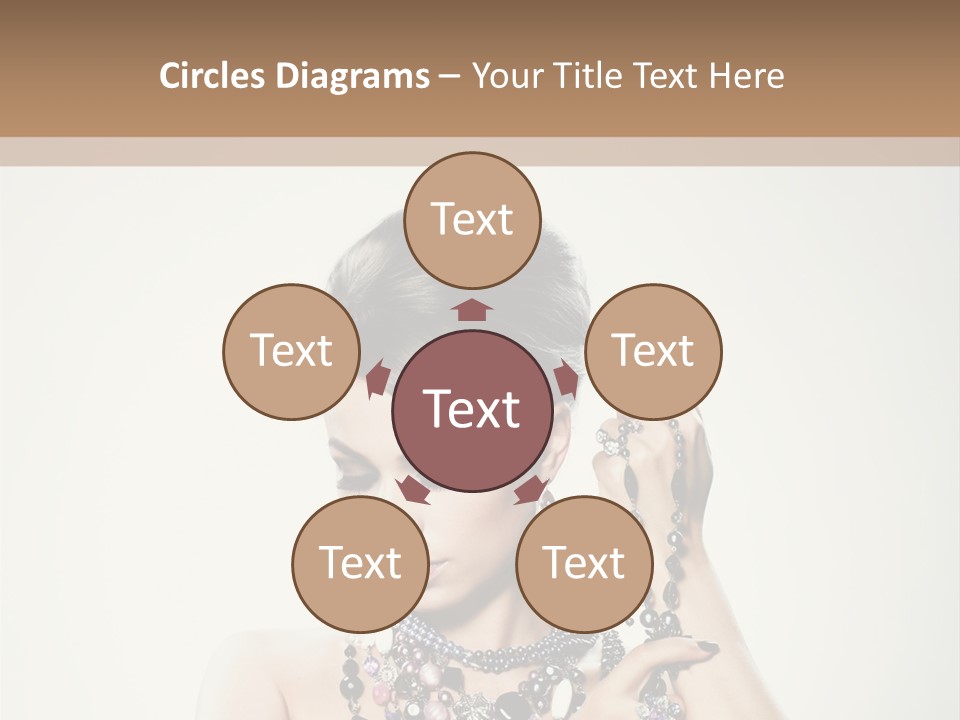 Rings White Hair PowerPoint Template