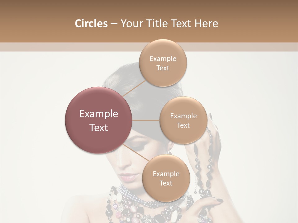 Rings White Hair PowerPoint Template