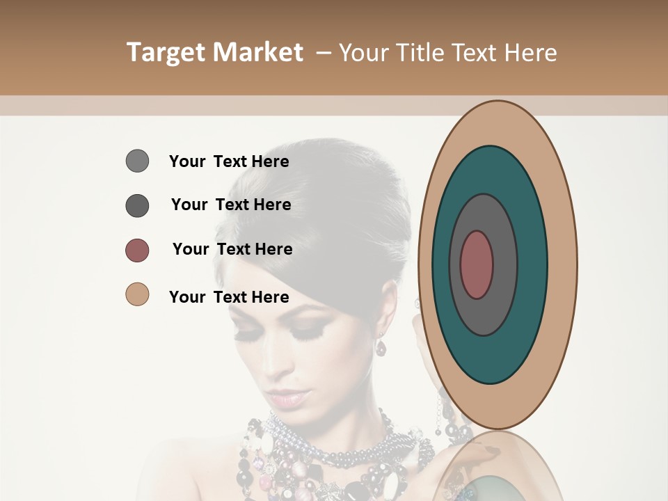 Rings White Hair PowerPoint Template