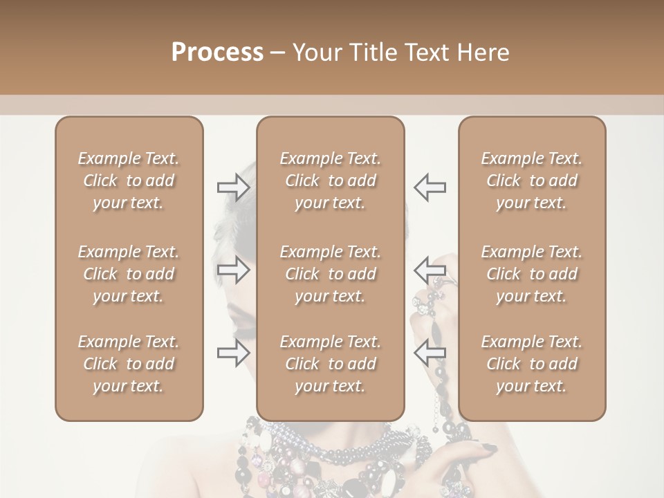 Rings White Hair PowerPoint Template