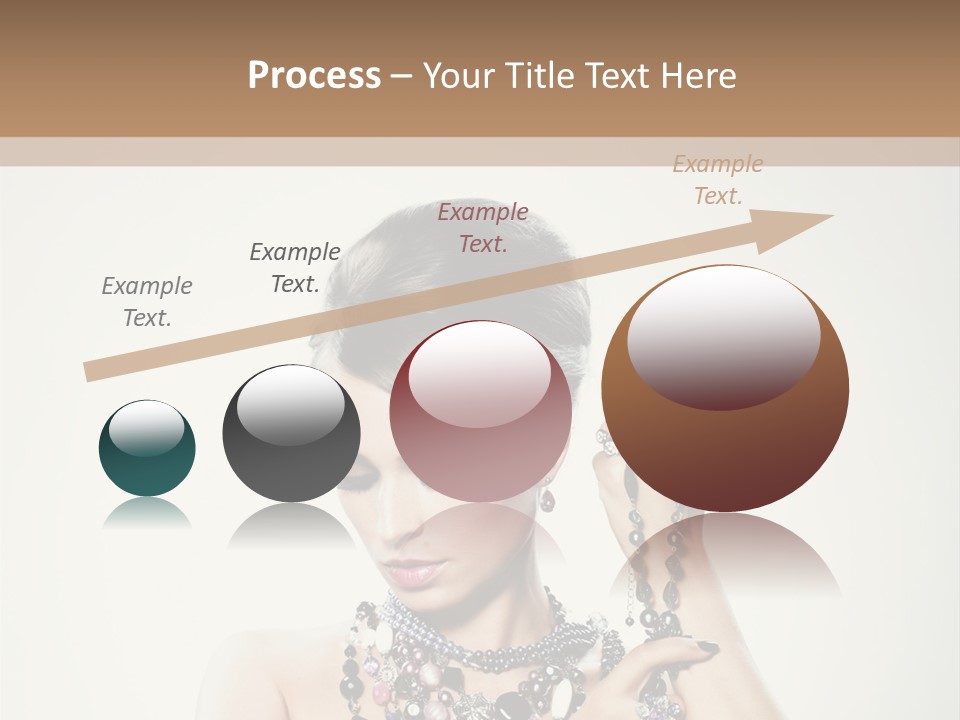 Rings White Hair PowerPoint Template