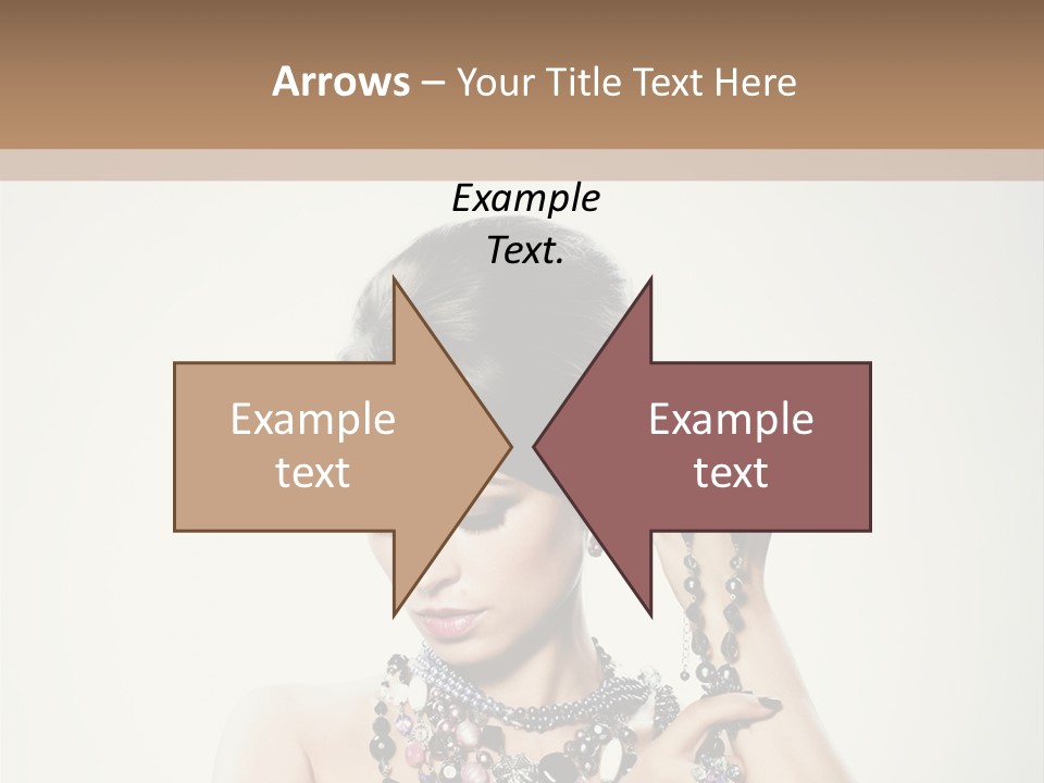 Rings White Hair PowerPoint Template