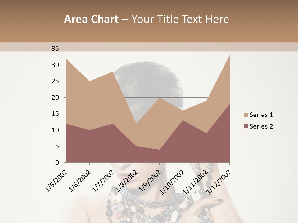 Rings White Hair PowerPoint Template