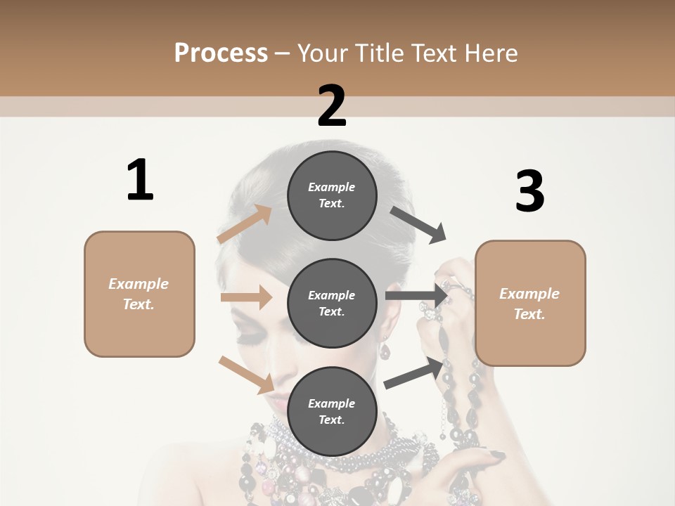 Rings White Hair PowerPoint Template