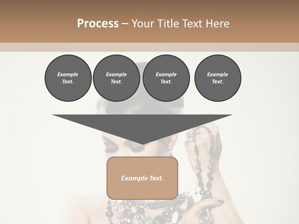 Rings White Hair PowerPoint Template